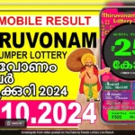 Kerala lottery result october