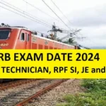 RRB Exam Dates 2024